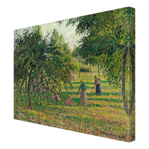 Kunst stilarter Camille Pissarro - Apple Trees And Tedders, Eragny
