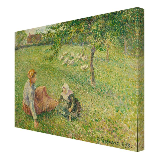 Kunst stilarter romantikken Camille Pissarro - The Geese Pasture