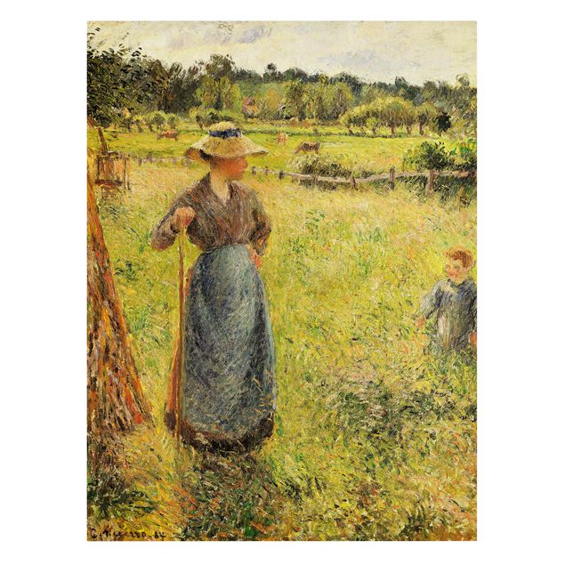 Kunst stilarter romantikken Camille Pissarro - The Haymaker