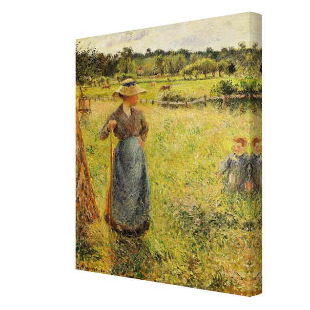Kunst stilarter Camille Pissarro - The Haymaker