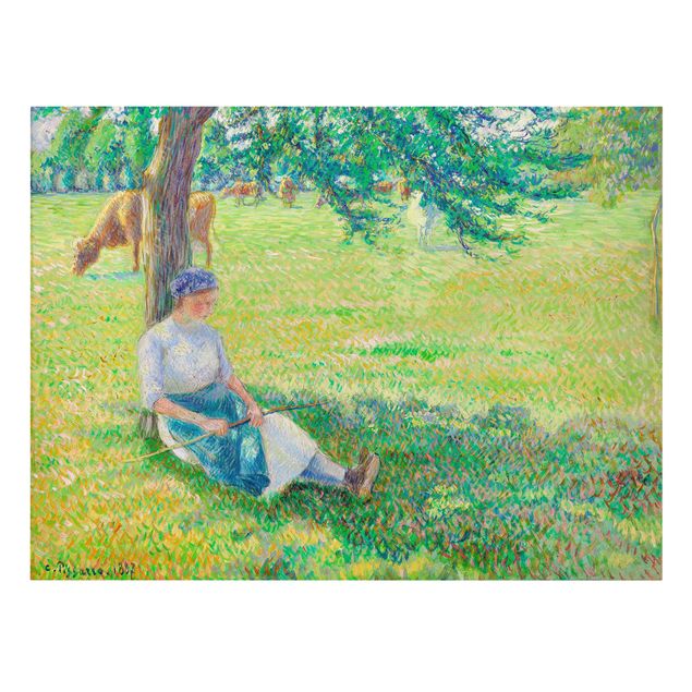 Kunst stilarter romantikken Camille Pissarro - Cowgirl, Eragny