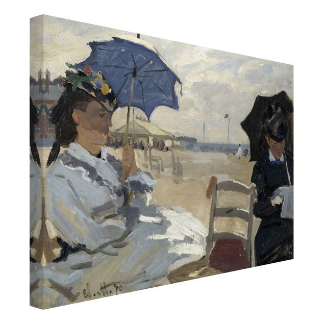 Billeder landskaber Claude Monet - At The Beach Of Trouville