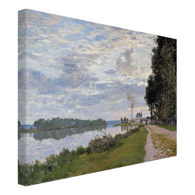 Billeder landskaber Claude Monet - The Waterfront At Argenteuil
