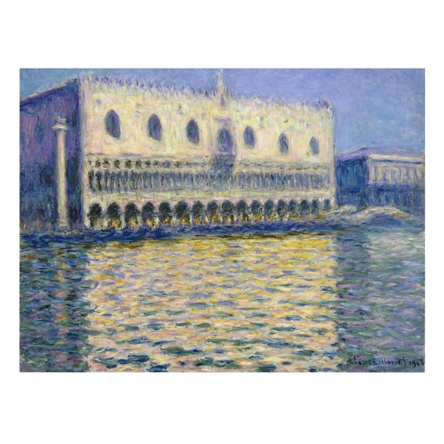 Billeder på lærred arkitektur og skyline Claude Monet - The Palazzo Ducale