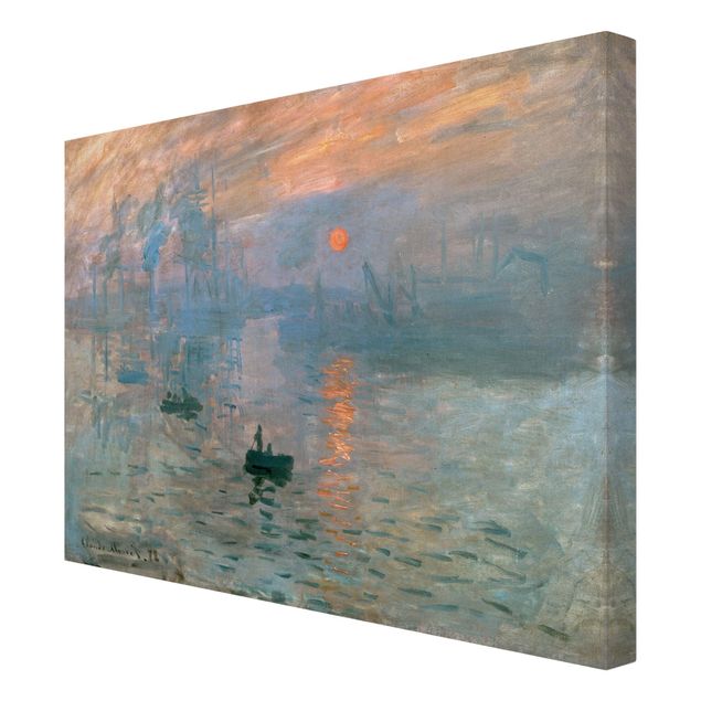 Billeder på lærred kunsttryk Claude Monet - Impression (Sunrise)