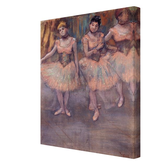 Billeder kunsttryk Edgar Degas - Three Dancers before Exercise