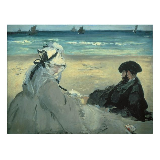 Billeder landskaber Edouard Manet - On The Beach