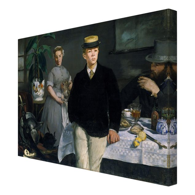 Billeder kunsttryk Edouard Manet - Luncheon In The Studio