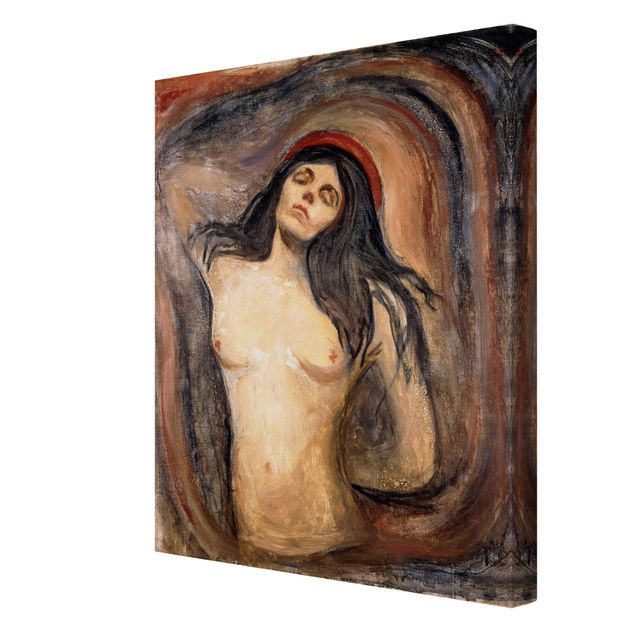 Billeder på lærred kunsttryk Edvard Munch - Madonna