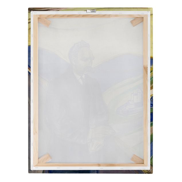 Billeder portræt Edvard Munch - Portrait of Friedrich Nietzsche