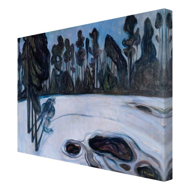 Billeder på lærred kunsttryk Edvard Munch - Starry Night