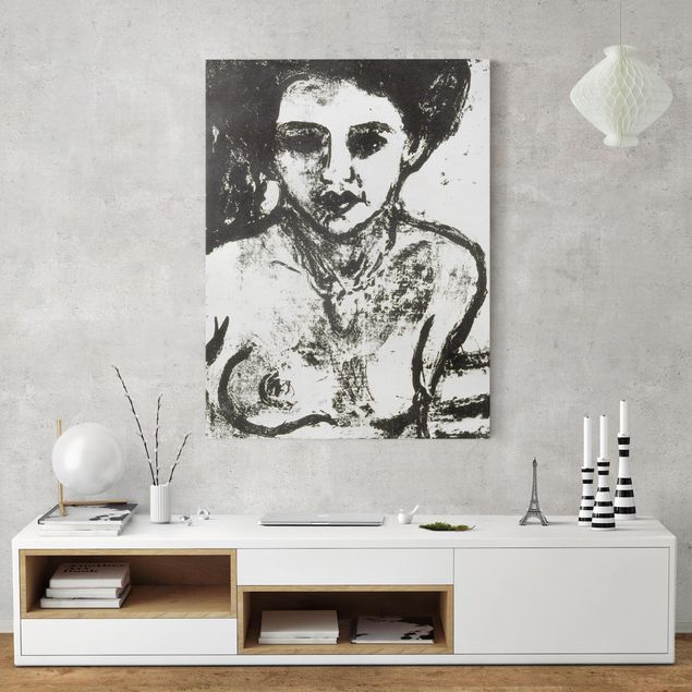 Kunst stilarter Ernst Ludwig Kirchner - Artist's Child