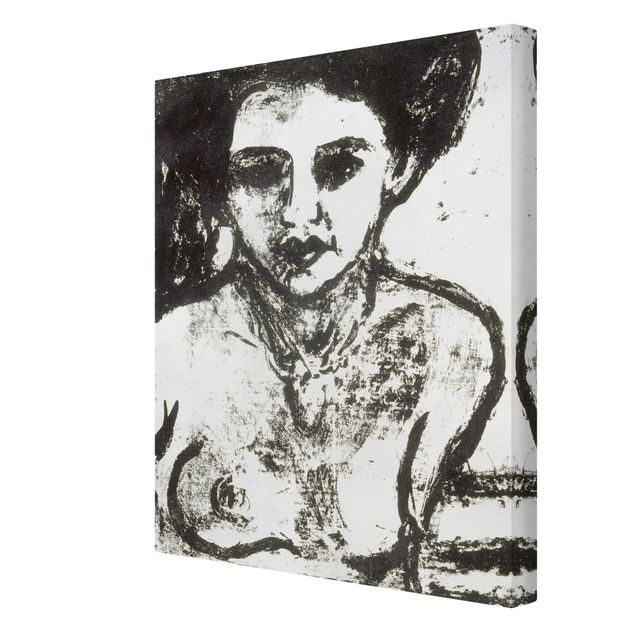 Billeder sort og hvid Ernst Ludwig Kirchner - Artist's Child