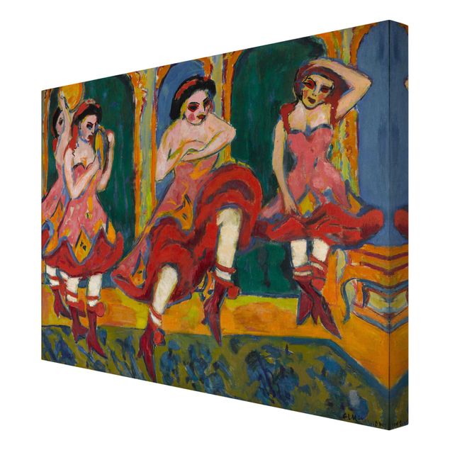 Billeder farvet Ernst Ludwig Kirchner - Czardas Dancers