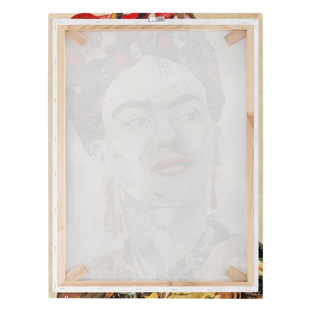 Lærredsbilleder Frida Kahlo - Collage No.2
