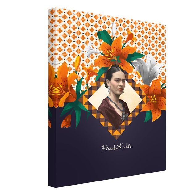Billeder portræt Frida Kahlo - Lilies
