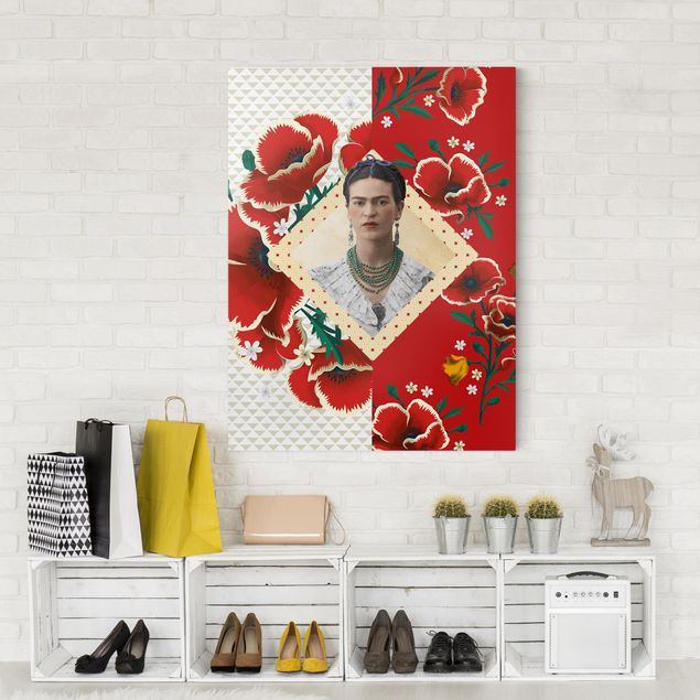 Billeder på lærred valmuer Frida Kahlo - Poppies