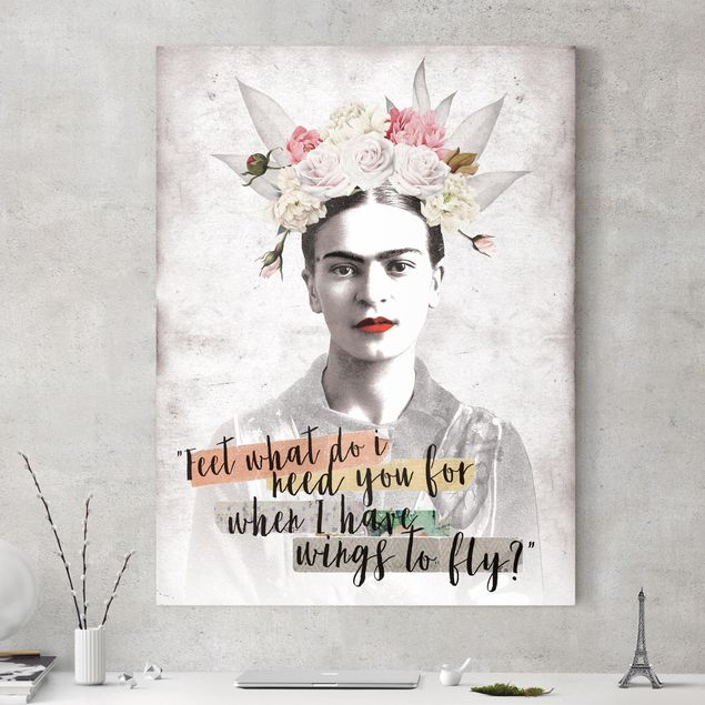 køkken dekorationer Frida Kahlo - Quote