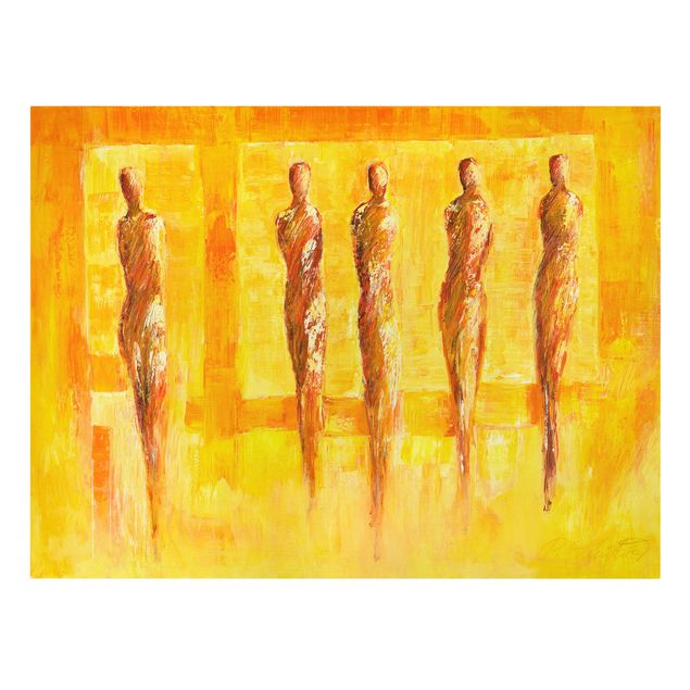 Billeder gul Five Figures In Yellow