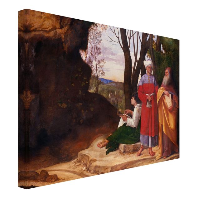 Billeder på lærred kunsttryk Giorgione - The Three Philosophers