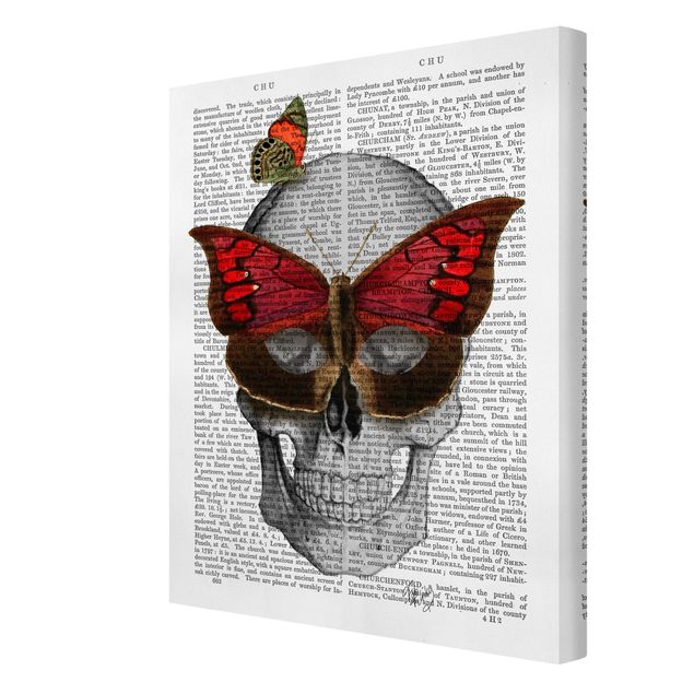 Billeder ordsprog Scary Reading - Butterfly Mask