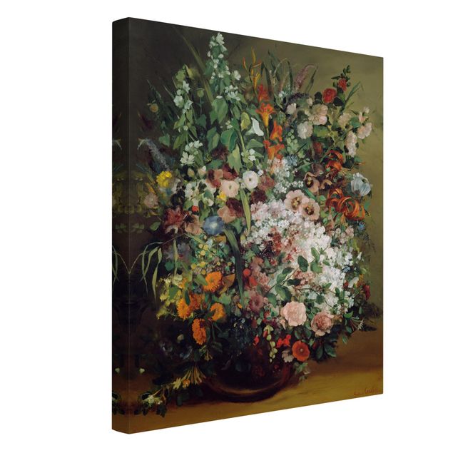 Kunst stilarter Gustave Courbet - Bouquet of Flowers in a Vase