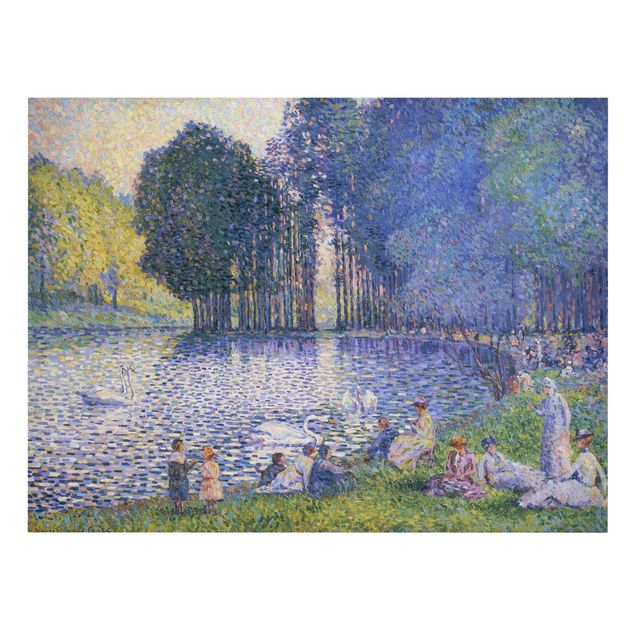 Kunst stilarter Henri Edmond Cross - The Lake In The Bois De Boulogne