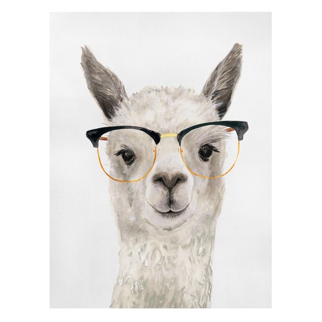 Billeder dyr Hip Lama With Glasses I