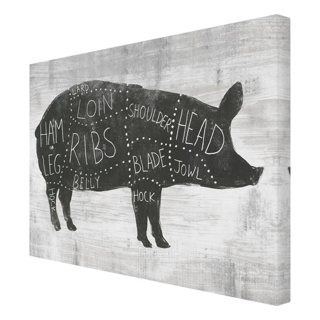 Billeder Butcher Board - Pig
