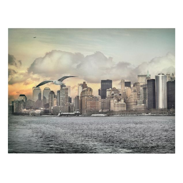 Billeder på lærred arkitektur og skyline New York, New York!