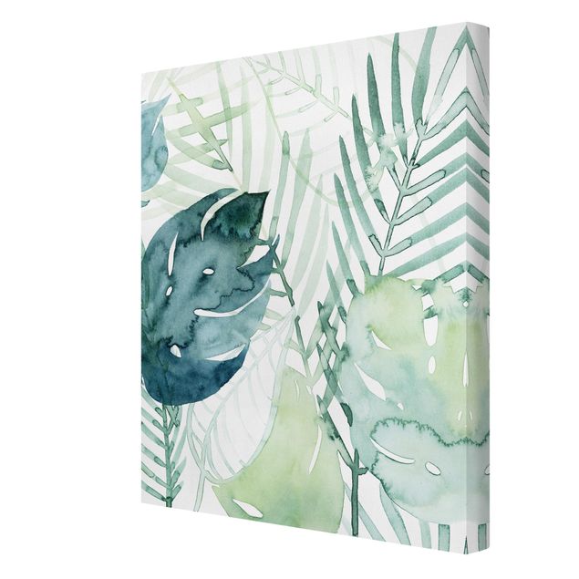 Billeder Palm Fronds In Watercolour I
