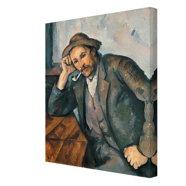 Billeder på lærred kunsttryk Paul Cézanne - The Pipe Smoker