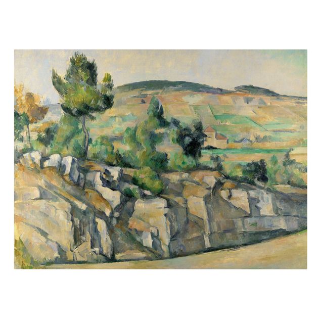 Billeder på lærred bjerge Paul Cézanne - Hillside In Provence
