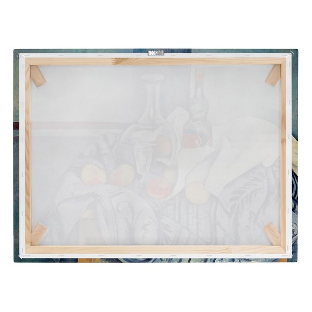 Billeder kunsttryk Paul Cézanne - Still Life With Peaches And Bottles