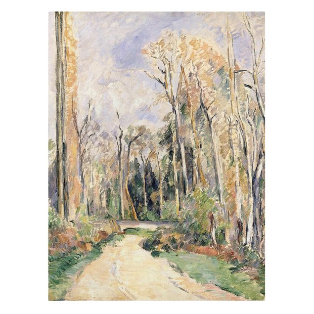 Billeder træer Paul Cézanne - Path at the Entrance to the Forest