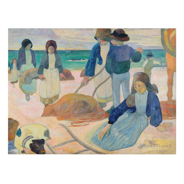 Billeder på lærred kunsttryk Paul Gauguin - The Kelp Gatherers (Ii)