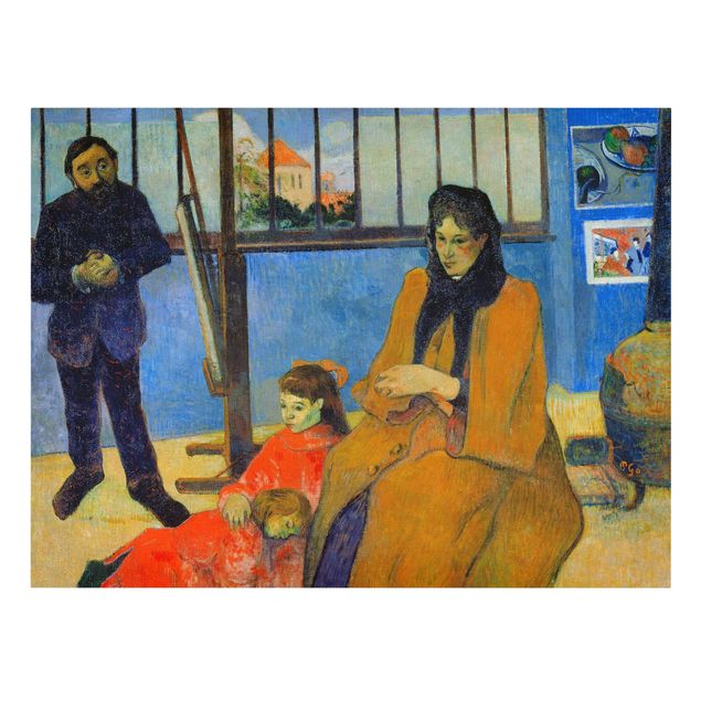 Billeder på lærred kunsttryk Paul Gauguin - The Schuffenecker Family