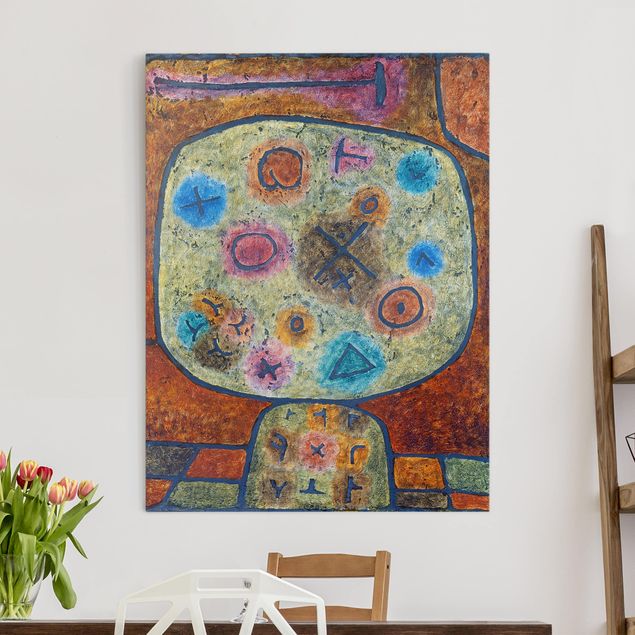 køkken dekorationer Paul Klee - Flowers in Stone