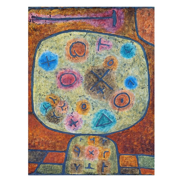Billeder på lærred abstrakt Paul Klee - Flowers in Stone