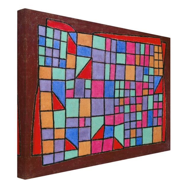 Billeder på lærred mønstre Paul Klee - Glass Facade