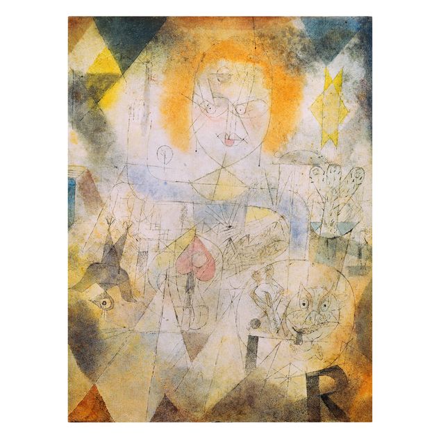 Billeder på lærred kunsttryk Paul Klee - Irma Rossa