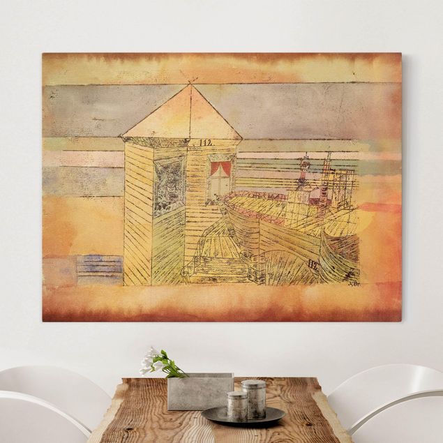 køkken dekorationer Paul Klee - Wonderful Landing, Or '112!'