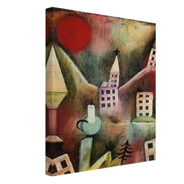 Billeder arkitektur og skyline Paul Klee - Destroyed Village