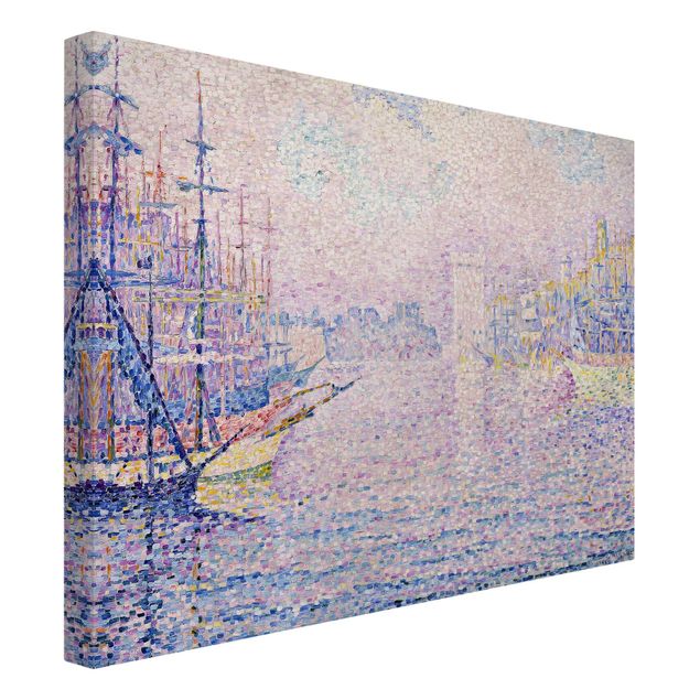 Kunst stilarter Paul Signac - The Port Of Marseille, Morning Mist