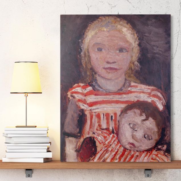 Kunst stilarter ekspressionisme Paula Modersohn-Becker - Girl with Doll