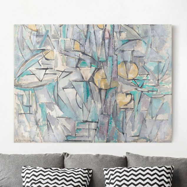 køkken dekorationer Piet Mondrian - Composition X