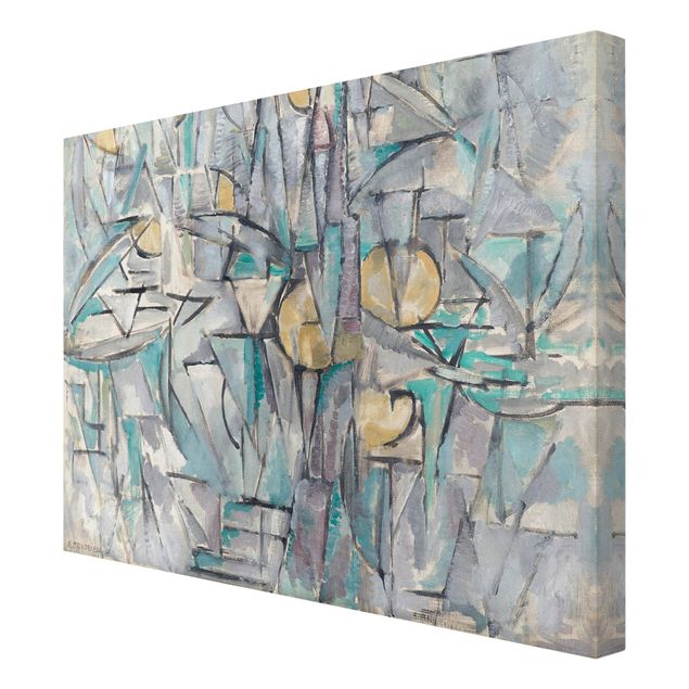 Billeder på lærred abstrakt Piet Mondrian - Composition X