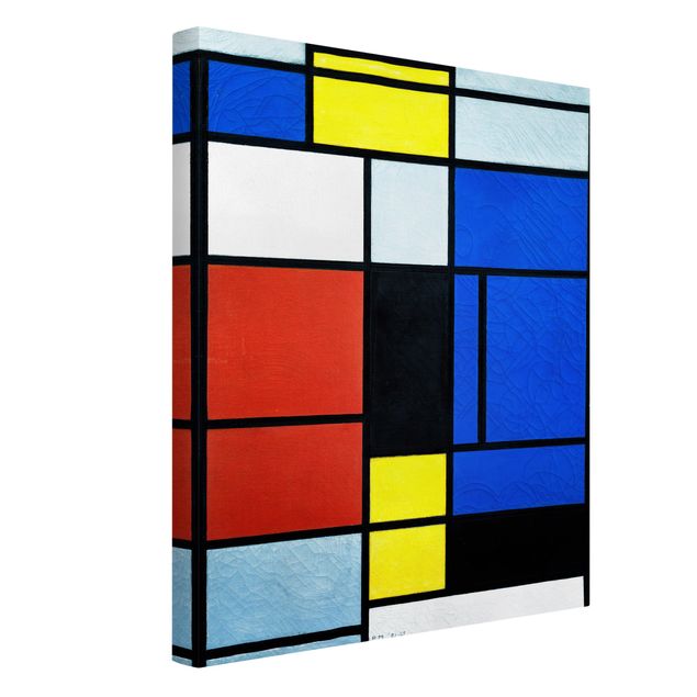 Billeder på lærred kunsttryk Piet Mondrian - Tableau No. 1