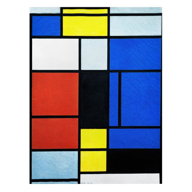 Billeder på lærred mønstre Piet Mondrian - Tableau No. 1