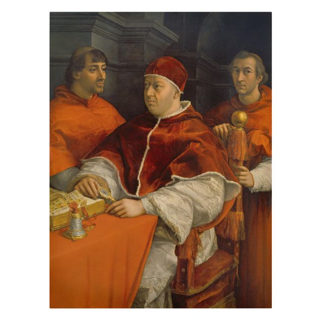 Billeder på lærred kunsttryk Raffael - Portrait of Pope Leo X